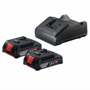 Starter Kit 18V Cargador Bivolt + 2 Baterías 2,0 Ah